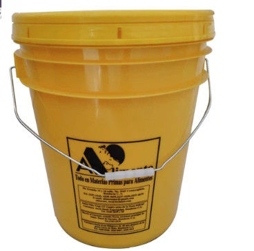 ถังถังพลาสติกสีเหลือง UN rating 20L สําหรับการเก็บคลอม