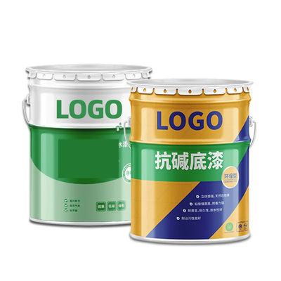 โลหะ 10 ลิตรถังสี 3 แกลลอน พร้อมเคลือบสีภายในและฝาคลุม