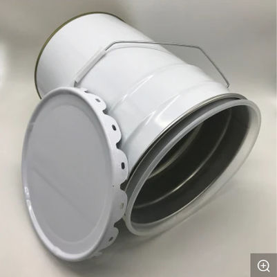 กล่องเหล็กทรงโคนิค 5 แกลลอน หัวเปิดด้วย PE Drum Liner 0.32-0.42mm