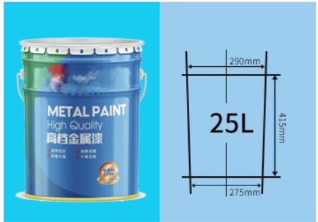 25L กล่องโลหะเคมีถังถังกระจายกันอากาศปิดสําหรับการเก็บและขนส่งที่ปลอดภัย