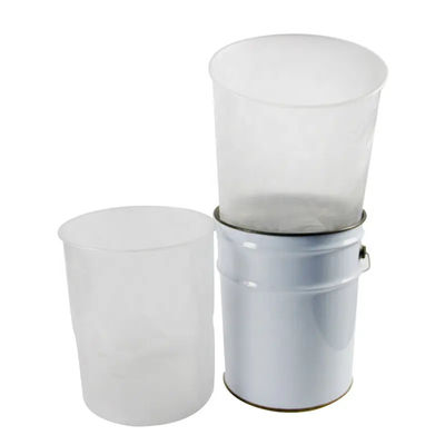 5L Powder Coating Metal Paint Bucket มือดํา สีขาว