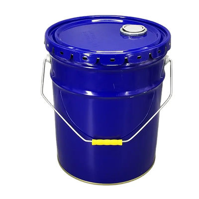 กระปุกถังโลหะ 20L ทองเหลือง พร้อมฝาถุงดอกไม้ถอดได้