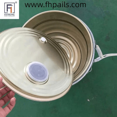 ถังโลหะที่ปลอดภัยสําหรับอาหารที่มีความทนทานสูง มีซับในฝาสําหรับเก็บเมล็ดกาแฟ