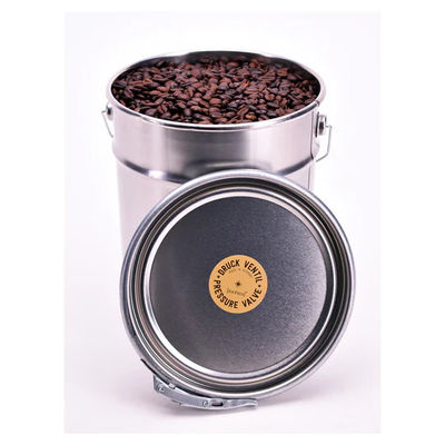 เกรดอาหาร 25 ลิตร เกลือถังถัง ถังถั่วกาแฟ การเก็บรักษา กันสารเคมี